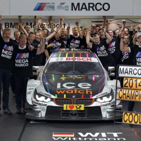 Marco Wittmann y su BMW M4, campeones del DTM 2014