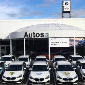 Autosa hace entrega de la flota en Asturias  de 17 vehículos BMW a la empresa Calidad Pascual